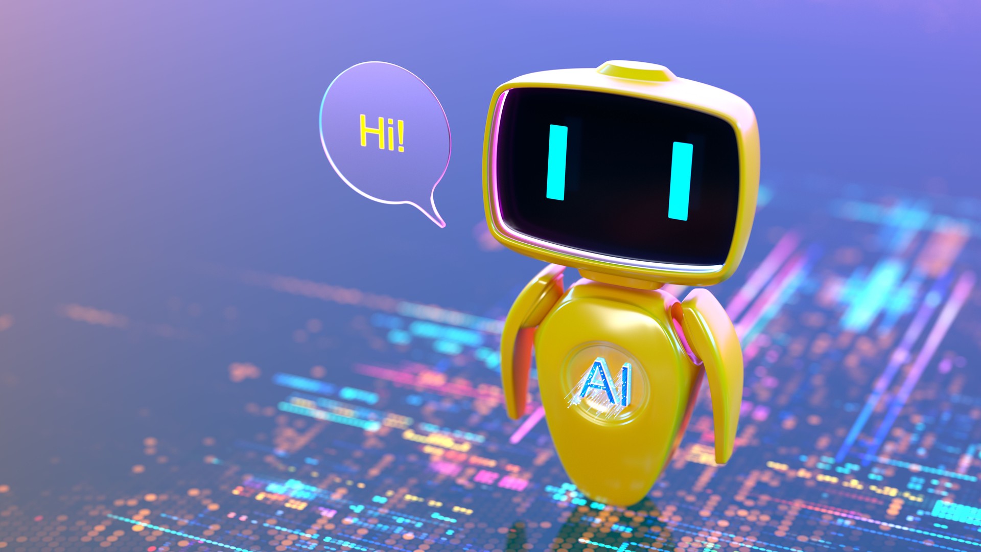 AI chatbot. Artificial Intelligence digital concept. chatbot assistant