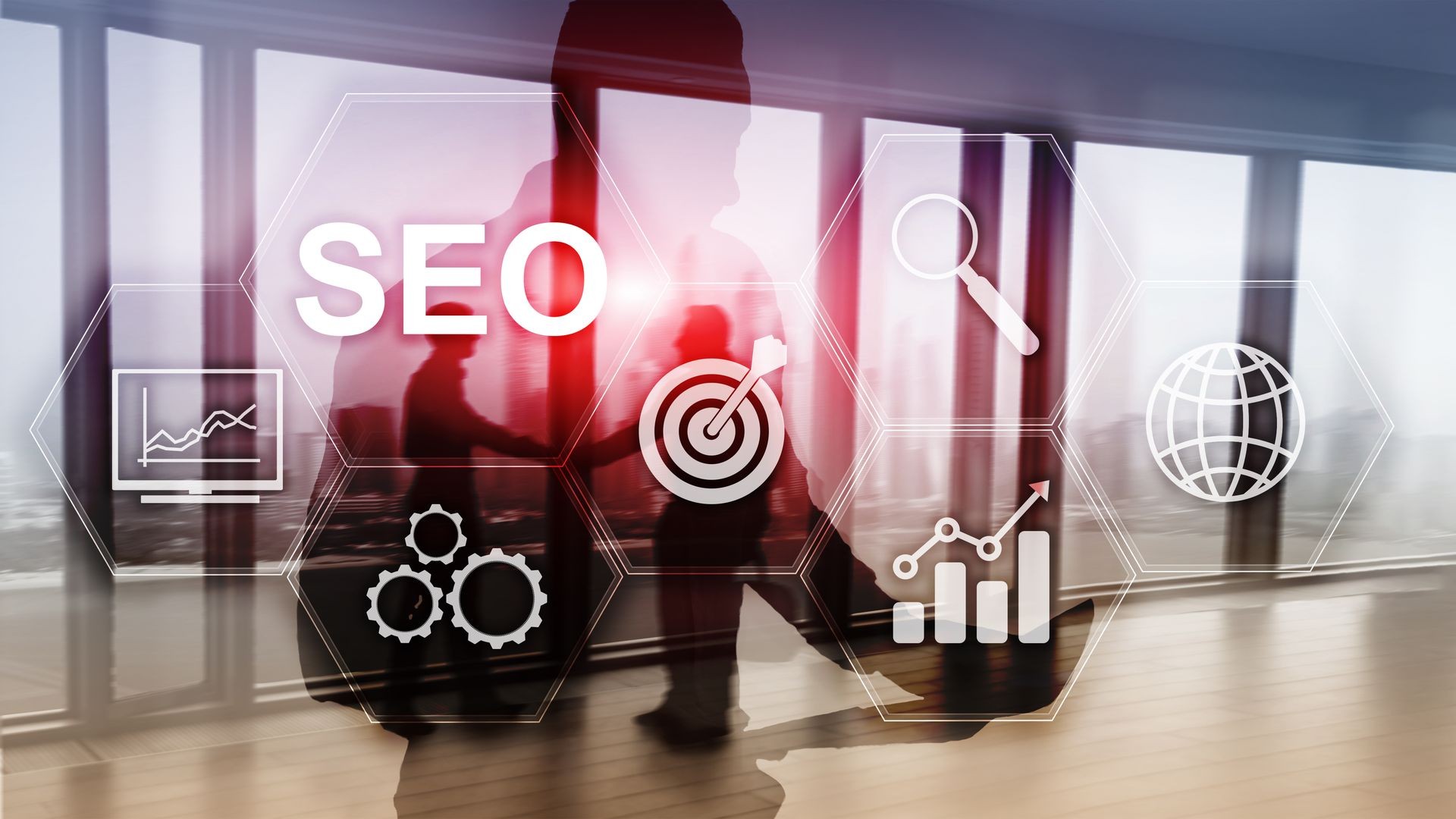SEO - Search engine optimization, Digital marketing and internet technology concept on blurred background. SEO - Search engine optimization, Digital marketing and internet technology concept on blurred background.